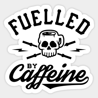 Fuelled By Caffeine v2 Sticker